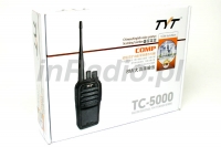 TYT TC-5000 Oryginalne opakowanie radiotelefonu - przód opakowania zawiera numer seryjny